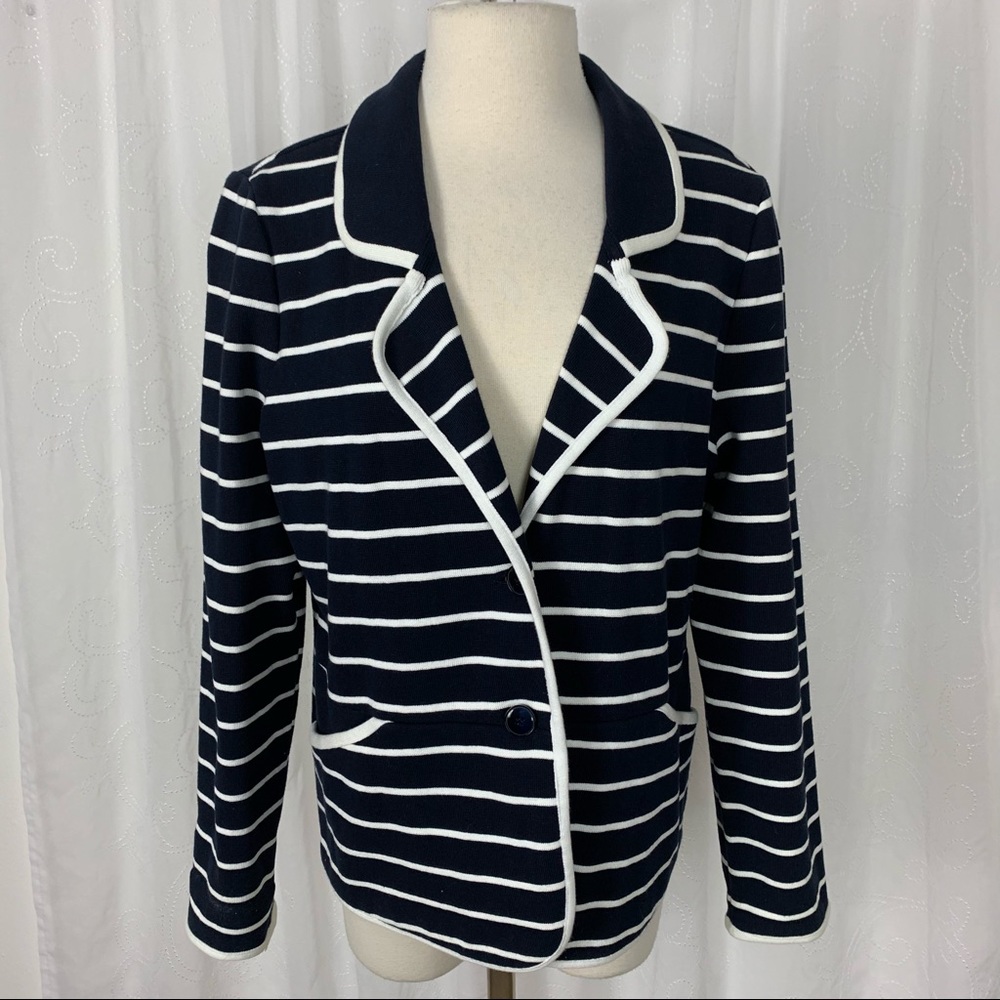 Pendleton Striped Blazer - image 1